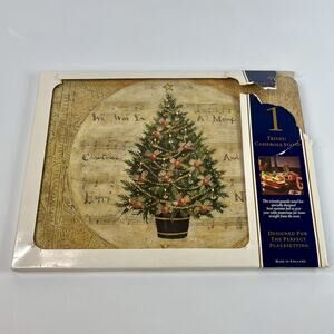 PIMPERNEL Trivet Casserole Stand Spode Christmas Tree 9x12” Heat Resistant NEW